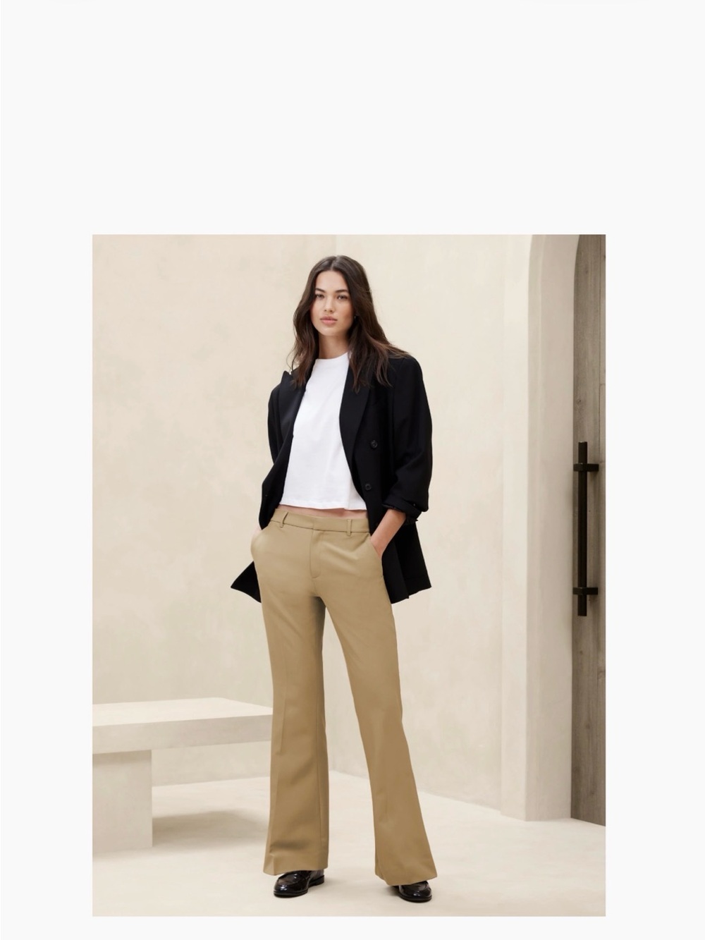 Banana Republic sculpted boot cut pant